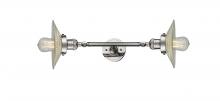 Innovations Lighting 208L-PN-G2 - Halophane - 2 Light - 9 inch - Polished Nickel - Adjustable Bath Vanity Light