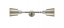 Innovations Lighting 208L-SN-M9-SN - Addison - 2 Light - 5 inch - Brushed Satin Nickel - Adjustable Bath Vanity Light