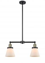 Innovations Lighting 209-BAB-G61 - Cone - 2 Light - 21 inch - Black Antique Brass - Stem Hung - Island Light