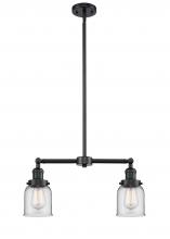 Innovations Lighting 209-OB-G52 - Bell - 2 Light - 21 inch - Oil Rubbed Bronze - Stem Hung - Adjustable Island Light