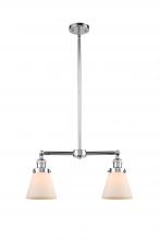 Innovations Lighting 209-PC-G61 - Cone - 2 Light - 21 inch - Polished Chrome - Stem Hung - Adjustable Island Light