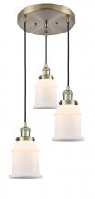 Innovations Lighting 211/3-AB-G181 - Canton 3 Light Multi-Pendant