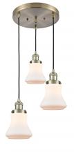 Innovations Lighting 211/3-AB-G191 - Bellmont 3 Light Multi-Pendant