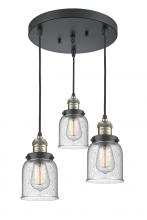 Innovations Lighting 211/3-BAB-G54 - Small Bell 3 Light Multi-Pendant
