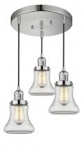Innovations Lighting 211/3-PN-G192 - Bellmont 3 Light Multi-Pendant