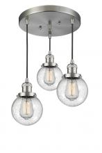 Innovations Lighting 211/3-SN-G204-6 - Beacon Multi-Pendant