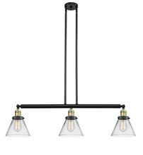 Innovations Lighting 213-BAB-G42 - Cone - 3 Light - 40 inch - Black Antique Brass - Stem Hung - Adjustable Island Light