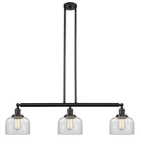 Innovations Lighting 213-OB-G72 - Bell - 3 Light - 41 inch - Oil Rubbed Bronze - Stem Hung - Adjustable Island Light