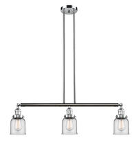 Innovations Lighting 213-PC-G52 - Bell - 3 Light - 38 inch - Polished Chrome - Stem Hung - Adjustable Island Light