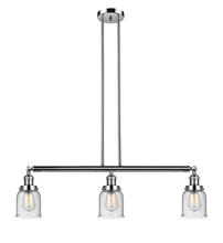 Innovations Lighting 213-PN-G54-LED - Bell - 3 Light - 38 inch - Polished Nickel - Stem Hung - Adjustable Island Light