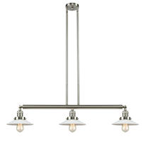 Innovations Lighting 213-SN-G1 - Halophane - 3 Light - 41 inch - Brushed Satin Nickel - Stem Hung - Adjustable Island Light