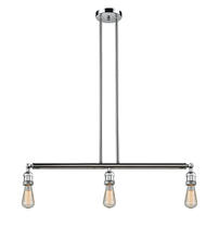 Innovations Lighting 213NH-PC - Bare Bulb 3 Light Island Light
