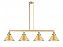 Innovations Lighting 214-SG-M10-SG - Briarcliff - 4 Light - 55 inch - Satin Gold - Stem Hung - Adjustable Island Light