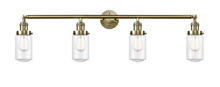 Innovations Lighting 215-AB-G312 - Dover - 4 Light - 43 inch - Antique Brass - Bath Vanity Light