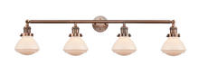 Innovations Lighting 215-AC-G321 - Olean - 4 Light - 43 inch - Antique Copper - Adjustable Bath Vanity Light