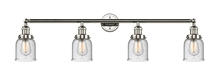 Innovations Lighting 215-PN-G54 - Bell - 4 Light - 42 inch - Polished Nickel - Adjustable Bath Vanity Light
