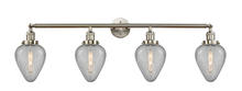 Innovations Lighting 215-SN-G165 - Geneseo - 4 Light - 43 inch - Brushed Satin Nickel - Adjustable Bath Vanity Light