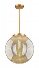 Innovations Lighting 221-1S-SG-G208-14 - Beacon - 1 Light - 16 inch - Satin Gold - Stem Hung - Pendant