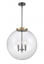 Innovations Lighting 221-3S-BAB-G204-18 - Beacon - 3 Light - 18 inch - Black Antique Brass - Stem hung - Pendant