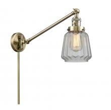 Innovations Lighting 237-AB-G142 - Chatham - 1 Light - 8 inch - Antique Brass - Swing Arm