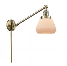 Innovations Lighting 237-AB-G171 - Fulton - 1 Light - 8 inch - Antique Brass -Adjustable Swing Arm