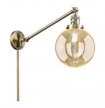Innovations Lighting 237-AB-G208-8 - Beacon - 1 Light - 8 inch - Antique Brass -Adjustable Swing Arm