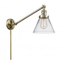 Innovations Lighting 237-AB-G42 - Cone - 1 Light - 8 inch - Antique Brass - Swing Arm