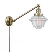 Innovations Lighting 237-AB-G534 - Oxford - 1 Light - 8 inch - Antique Brass - Swing Arm