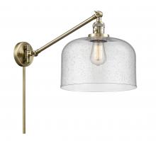 Innovations Lighting 237-AB-G74-L - Bell - 1 Light - 12 inch - Antique Brass -Adjustable Swing Arm