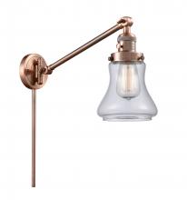 Innovations Lighting 237-AC-G192 - Bellmont - 1 Light - 8 inch - Antique Copper - Swing Arm