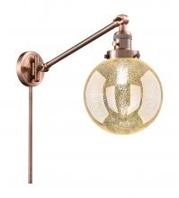 Innovations Lighting 237-AC-G208-8 - Beacon - 1 Light - 8 inch - Antique Copper -Adjustable Swing Arm