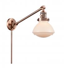 Innovations Lighting 237-AC-G321 - Olean - 1 Light - 9 inch - Antique Copper - Swing Arm