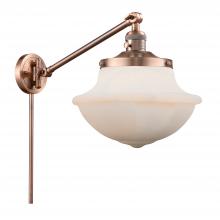 Innovations Lighting 237-AC-G541 - Oxford - 1 Light - 12 inch - Antique Copper -Adjustable Swing Arm