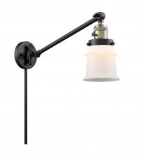 Innovations Lighting 237-BAB-G181S-LED - Canton - 1 Light - 8 inch - Black Antique Brass -Adjustable Swing Arm