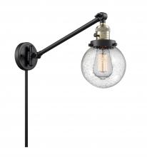 Innovations Lighting 237-BAB-G204-6 - Beacon - 1 Light - 6 inch - Black Antique Brass - Swing Arm