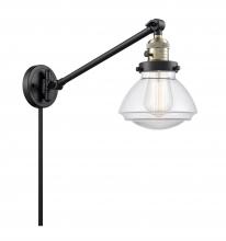Innovations Lighting 237-BAB-G322 - Olean - 1 Light - 9 inch - Black Antique Brass -Adjustable Swing Arm