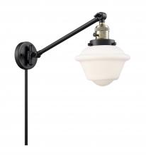 Innovations Lighting 237-BAB-G531 - Oxford - 1 Light - 8 inch - Black Antique Brass - Swing Arm