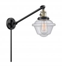 Innovations Lighting 237-BAB-G534 - Oxford - 1 Light - 8 inch - Black Antique Brass - Swing Arm