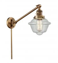 Innovations Lighting 237-BB-G534 - Oxford - 1 Light - 8 inch - Brushed Brass - Swing Arm