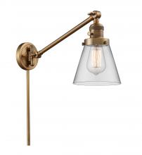 Innovations Lighting 237-BB-G62 - Cone - 1 Light - 8 inch - Brushed Brass -Adjustable Swing Arm