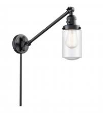 Innovations Lighting 237-BK-G314 - Dover - 1 Light - 5 inch - Matte Black -Adjustable Swing Arm