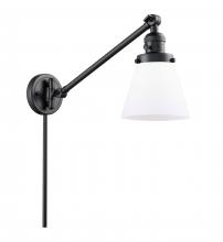 Innovations Lighting 237-BK-G61-LED - Cone - 1 Light - 8 inch - Matte Black -Adjustable Swing Arm