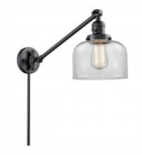 Innovations Lighting 237-BK-G72 - Bell - 1 Light - 8 inch - Matte Black -Adjustable Swing Arm