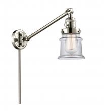Innovations Lighting 237-PN-G182S-LED - Canton - 1 Light - 8 inch - Polished Nickel -Adjustable Swing Arm