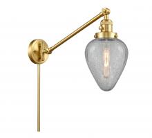 Innovations Lighting 237-SG-G165 - Geneseo - 1 Light - 8 inch - Satin Gold -Adjustable Swing Arm