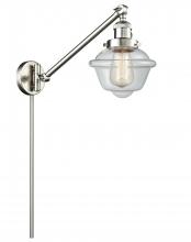 Innovations Lighting 237-SN-G532-LED - Oxford - 1 Light - 8 inch - Brushed Satin Nickel -Adjustable Swing Arm