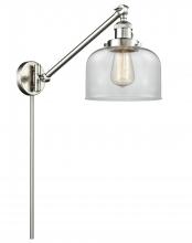 Innovations Lighting 237-SN-G72 - Bell - 1 Light - 8 inch - Brushed Satin Nickel -Adjustable Swing Arm