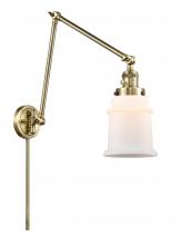 Innovations Lighting 238-AB-G181 - Canton - 1 Light - 6 inch - Antique Brass -Adjustable Swing Arm