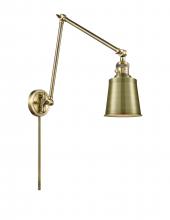 Innovations Lighting 238-AB-M9-AB-LED - Addison - 1 Light - 8 inch - Antique Brass -Adjustable Swing Arm
