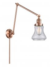 Innovations Lighting 238-AC-G194 - Bellmont - 1 Light - 8 inch - Antique Copper - Swing Arm